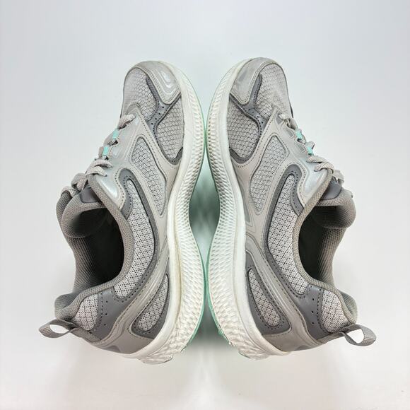 Skechers Go Run Consistent Gray Turquoise Running Shoes 128075 Women’s Size 9 - Picture 7 of 10